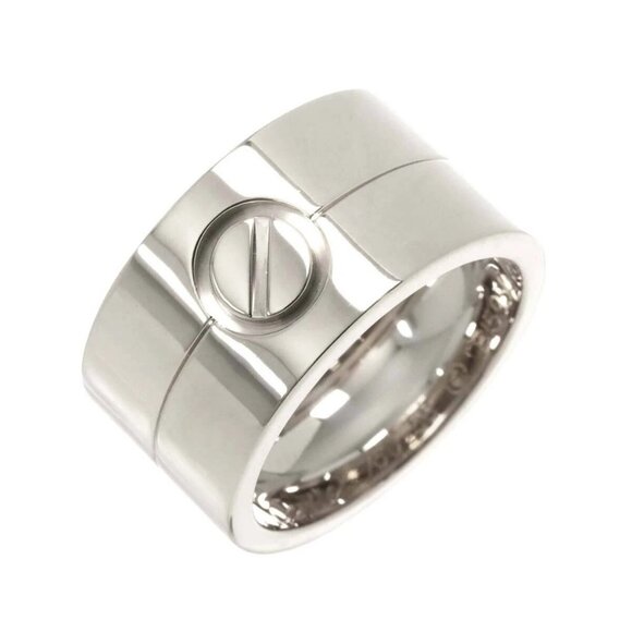 Cartier High Love Ring 18K White Gold 750 size58 8-8.25(US) 90280416 - Picture 1 of 9